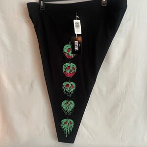 Disney Snow White and the Seven Dwarfs Poison Apple Crop Leggings Size 4X - NEW!